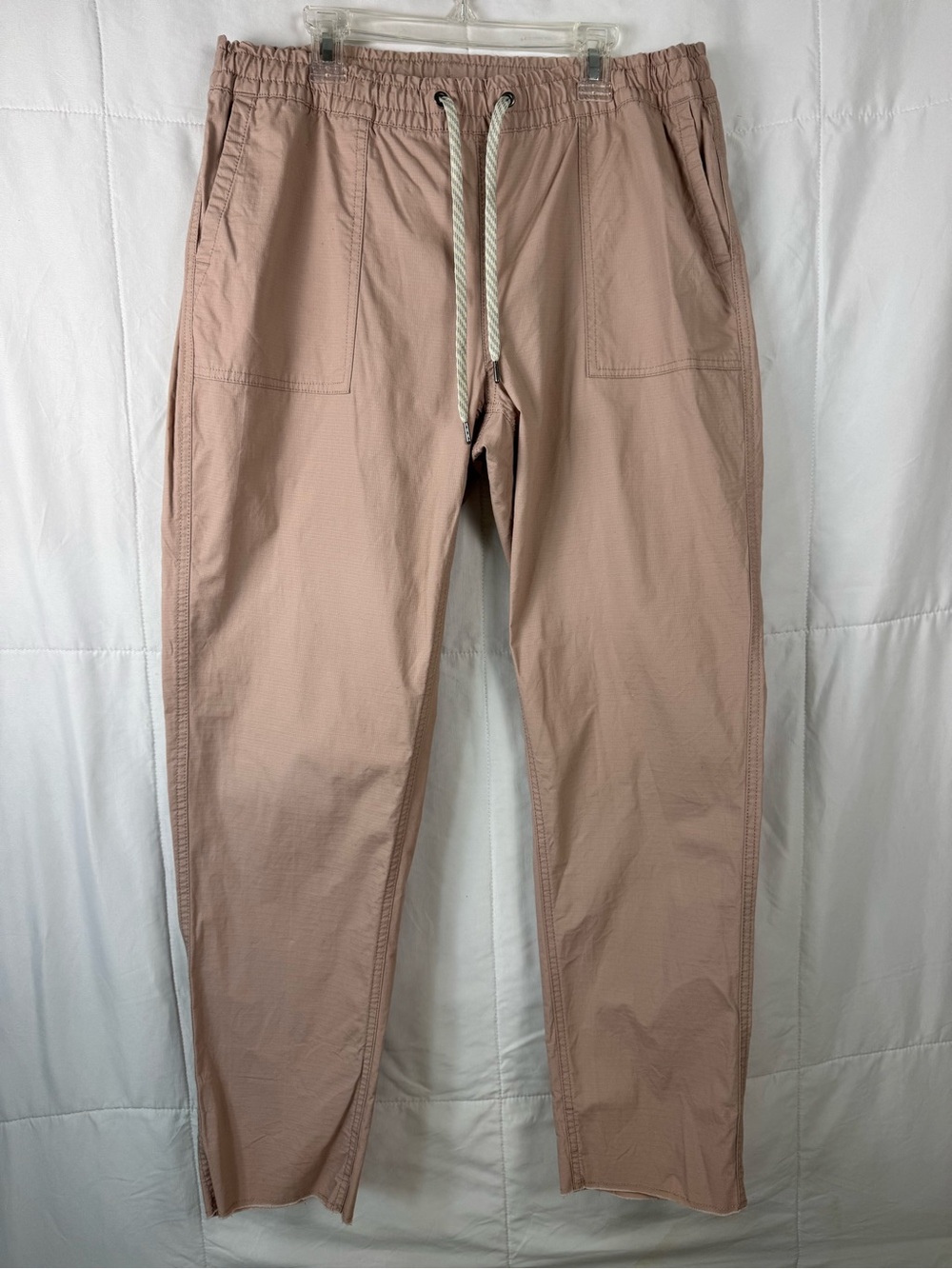 Vuori Pants women’s  Medium Beige Drawstring Jogger Lightweight Casual‎